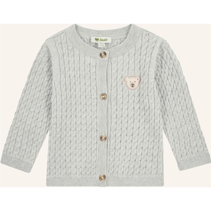 Steiff Strickjacke Baby Wellness grau