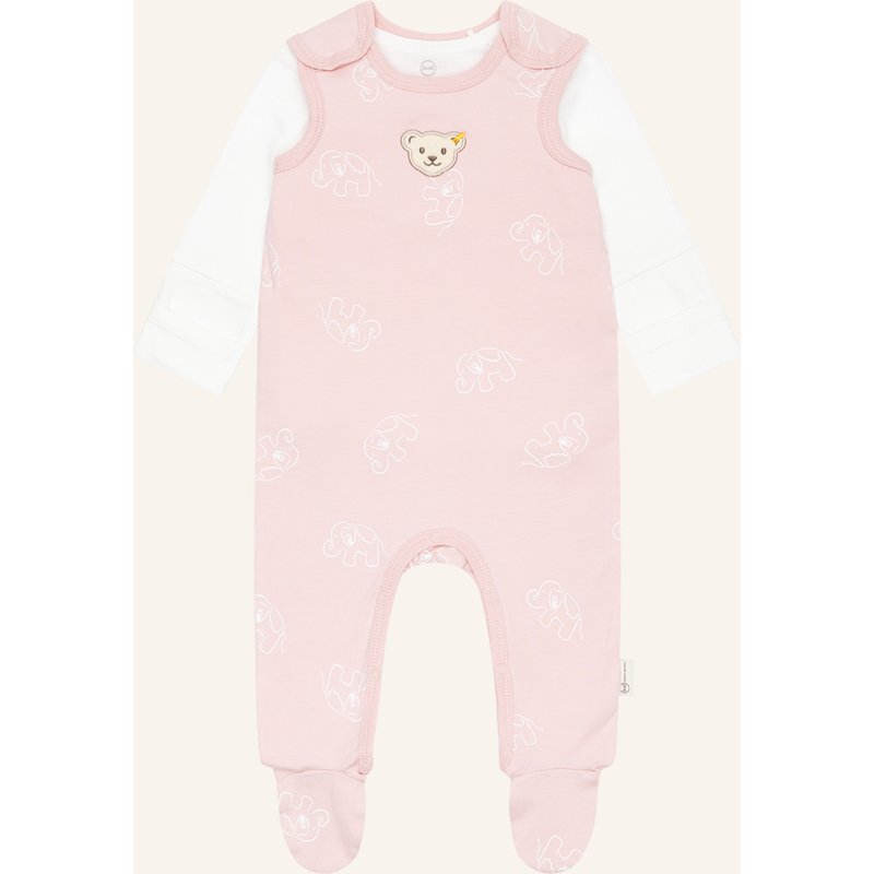 Steiff Set Wellness: Strampler Und Longsleeve rosa