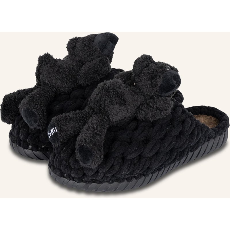 Uzurii Pantoffeln Pantoffel Fozzie Bear schwarz
