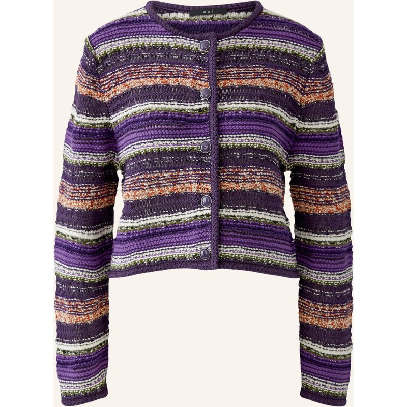 Oui Strickjacke lila