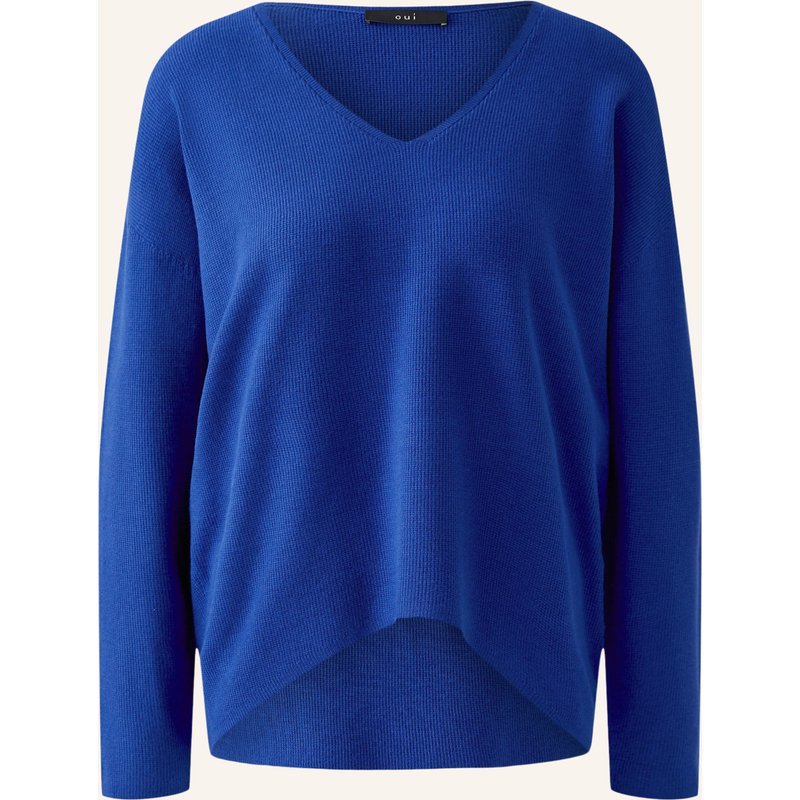 Oui Pullover blau
