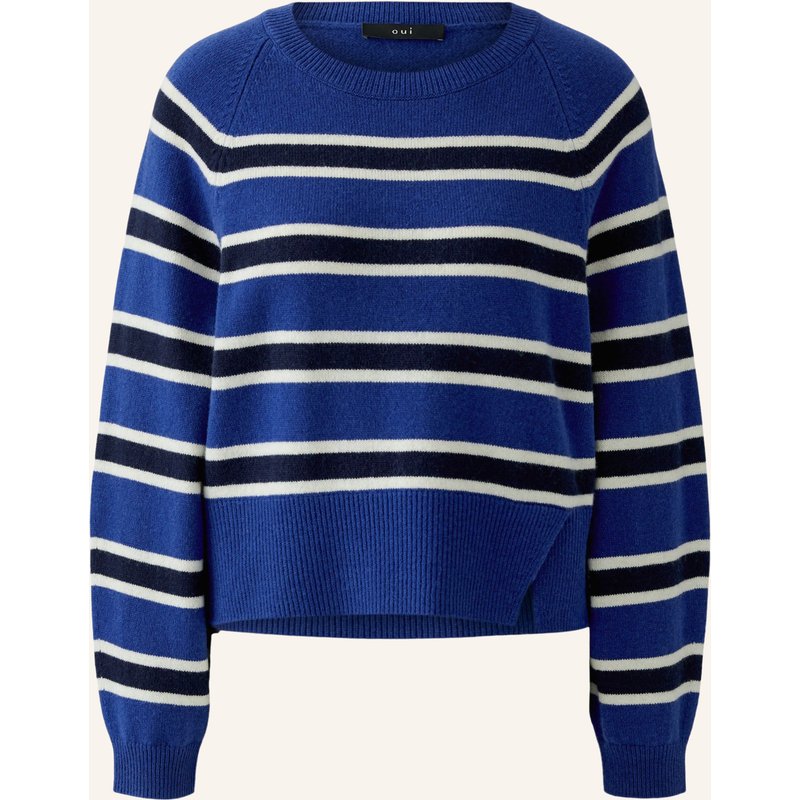 Oui Pullover blau