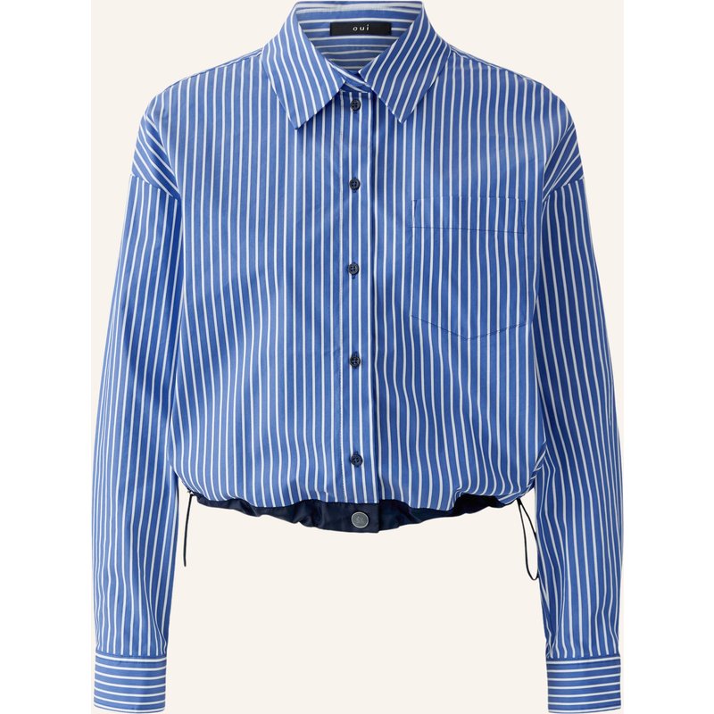 Oui Bluse blau