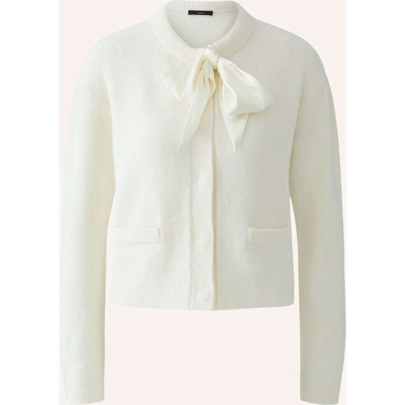 Oui Strickjacke weiss