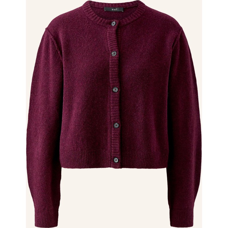 Oui Strickjacke Ilaya rot
