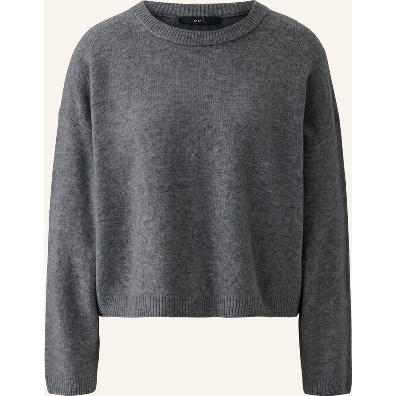 Oui Pullover Nila grau