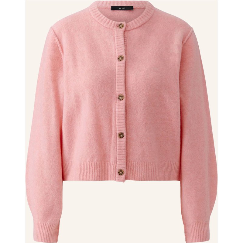 Oui Strickjacke Ilaya rosa