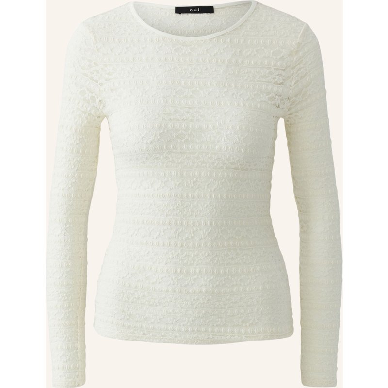 Oui Longsleeve weiss