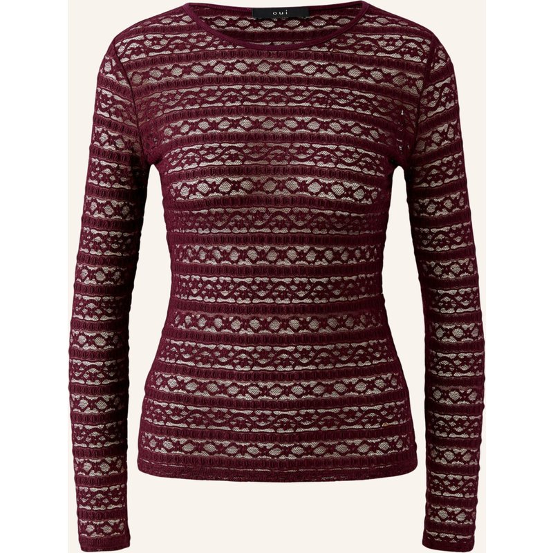 Oui Longsleeve rot