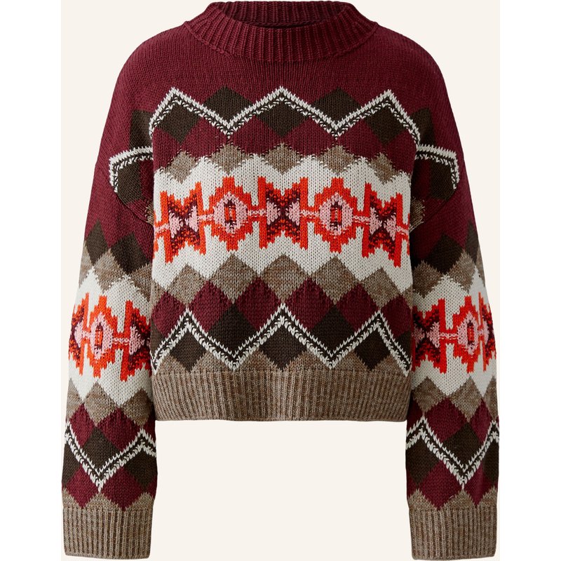 Oui Pullover rot