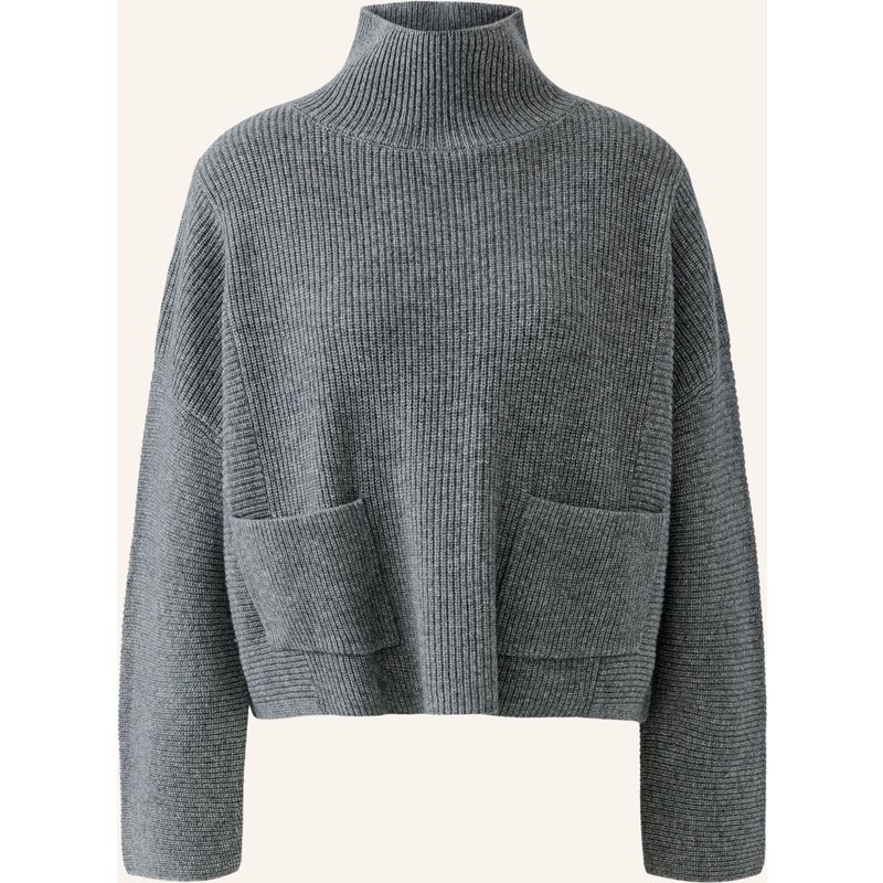 Oui Pullover grau