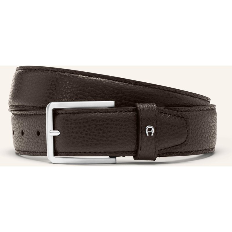 Aigner Ledergürtel Business braun