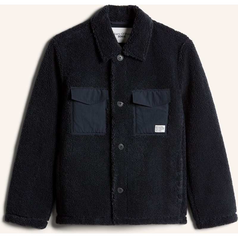Marc O'polo Denim Teddyfelljacke blau