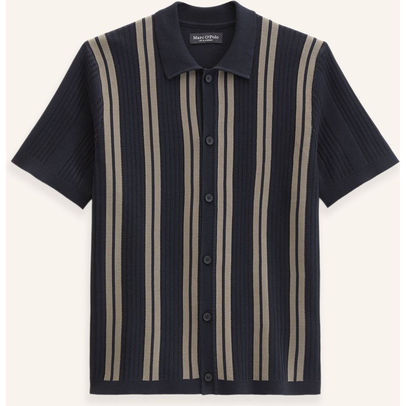Marc O'polo Strick-Shirt blau
