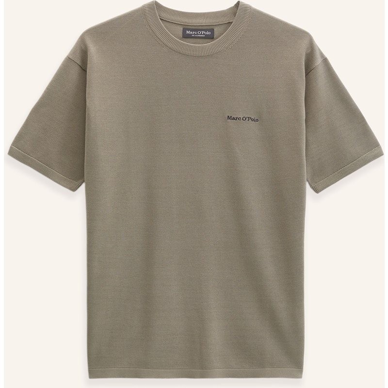 Marc O'polo Kurzarm-Pullover braun