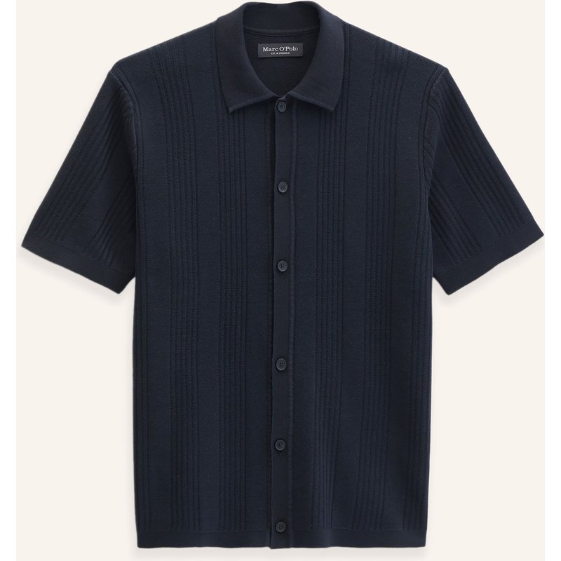 Marc O'polo Strick-Shirt blau