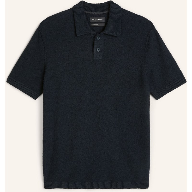 Marc O'polo Bouclé-Poloshirt blau