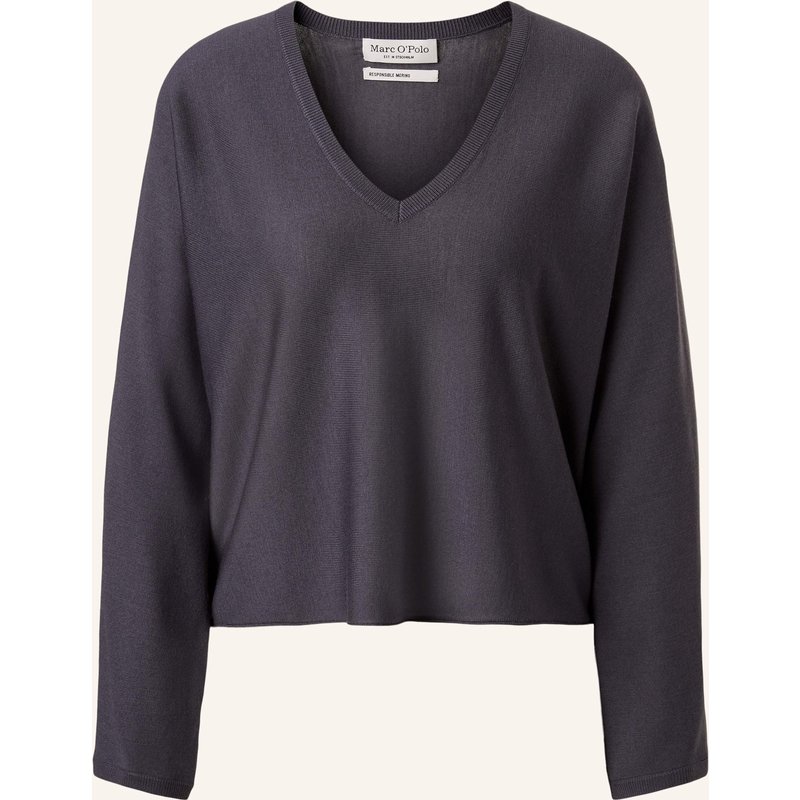 Marc O'polo V-Neck-Pullover grau