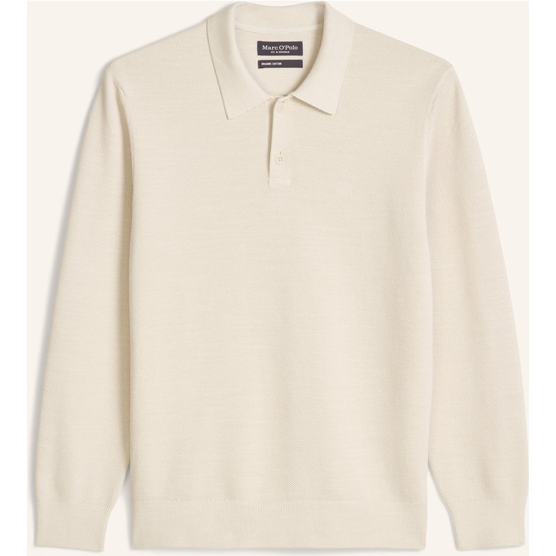 Marc O'polo Strick-Poloshirt grau