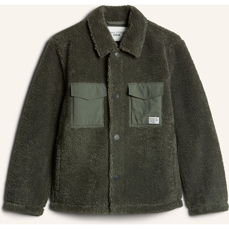 Marc O'polo Denim Teddyfelljacke gruen