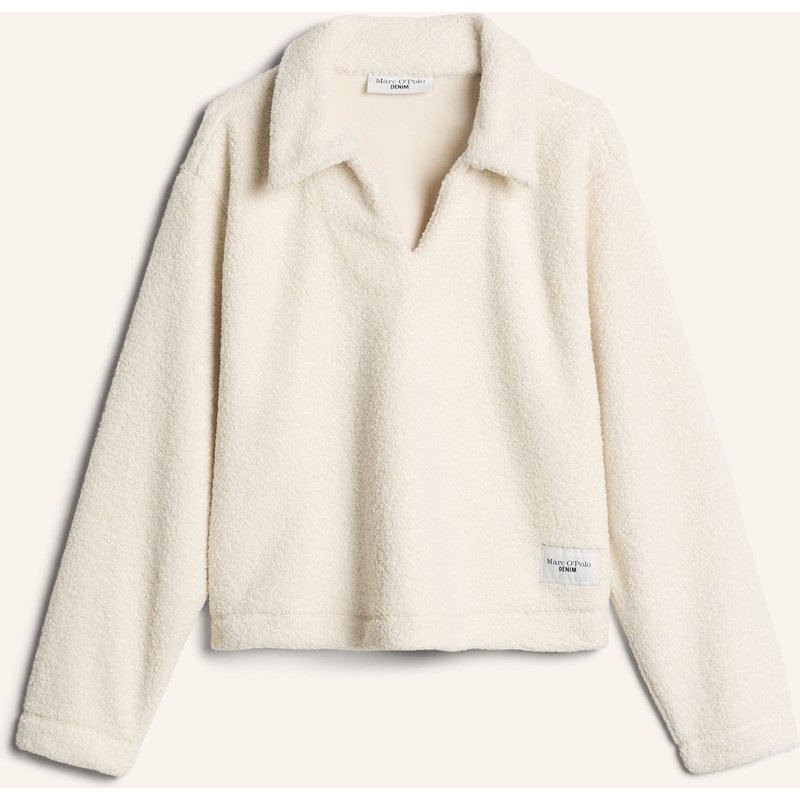 Marc O'polo Denim Teddy-Sweatshirt weiss