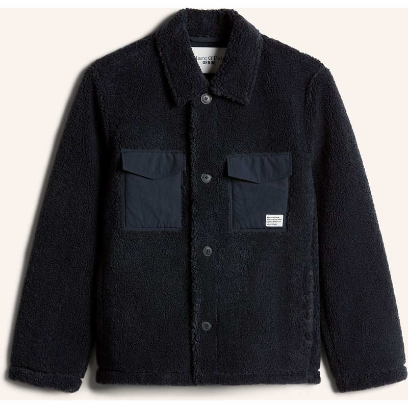 Marc O'polo Denim Teddyfelljacke blau