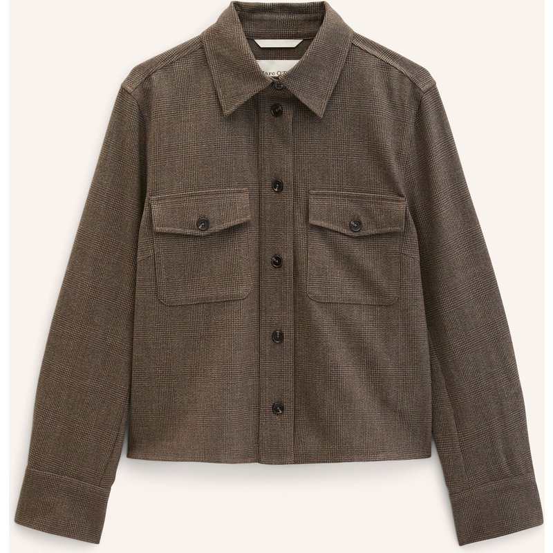 Marc O'polo Flanellhemd braun