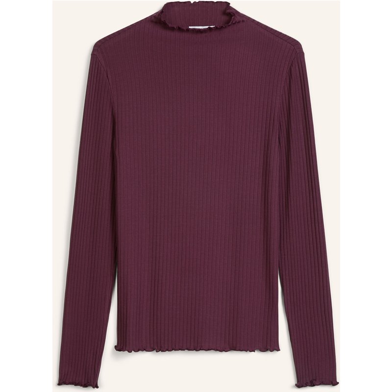 Marc O'polo Denim Ripp-Longsleeve rot