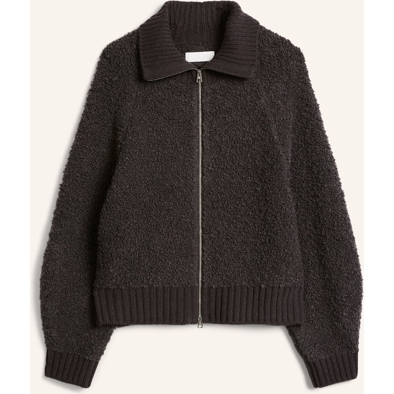 Marc O'polo Zip-Cardigan braun