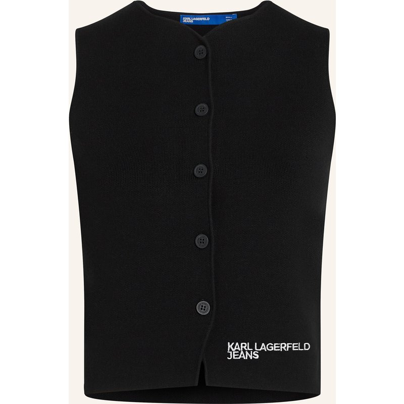 Karl Lagerfeld Jeans Top schwarz