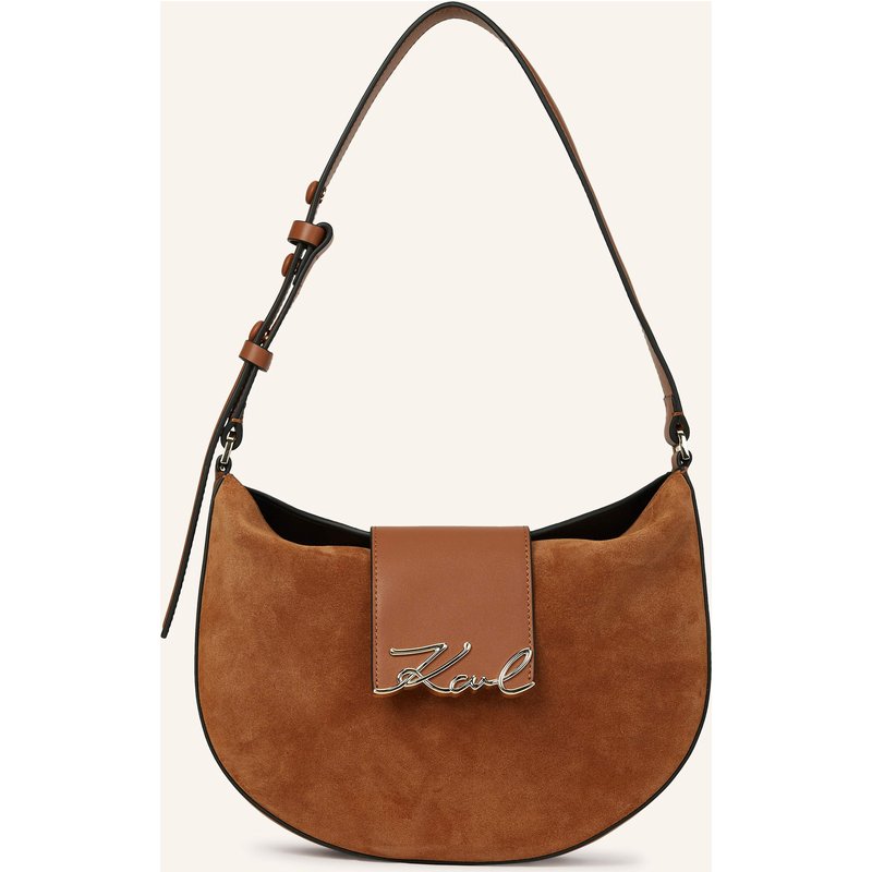 Karl Lagerfeld Schultertasche braun