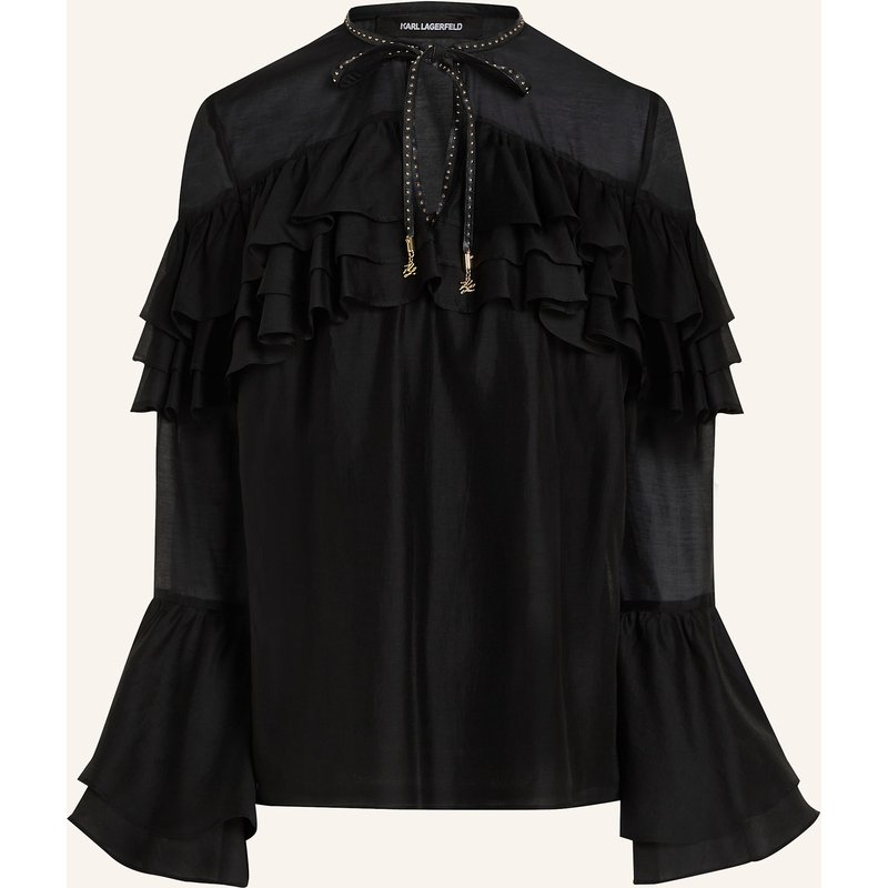 Karl Lagerfeld Bluse schwarz