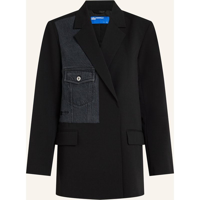 Karl Lagerfeld Jeans Jacke schwarz