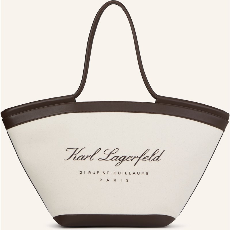 Karl Lagerfeld Strandtasche weiss