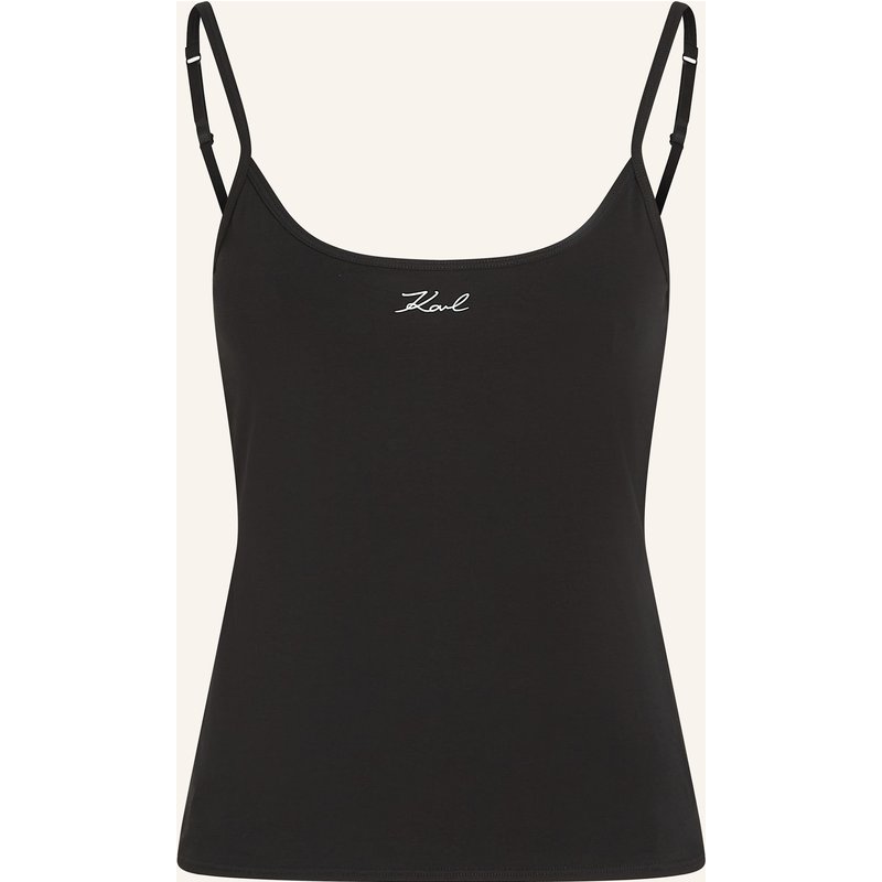 Karl Lagerfeld Top schwarz