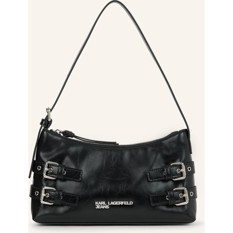 Karl Lagerfeld Jeans Schultertasche schwarz