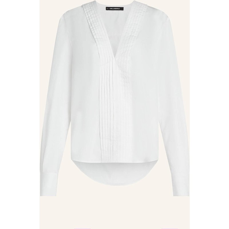 Karl Lagerfeld Bluse Kl Studio weiss