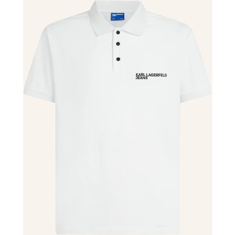 Karl Lagerfeld Jeans Poloshirt weiss