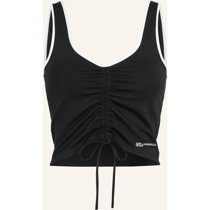 Karl Lagerfeld Jeans Top schwarz