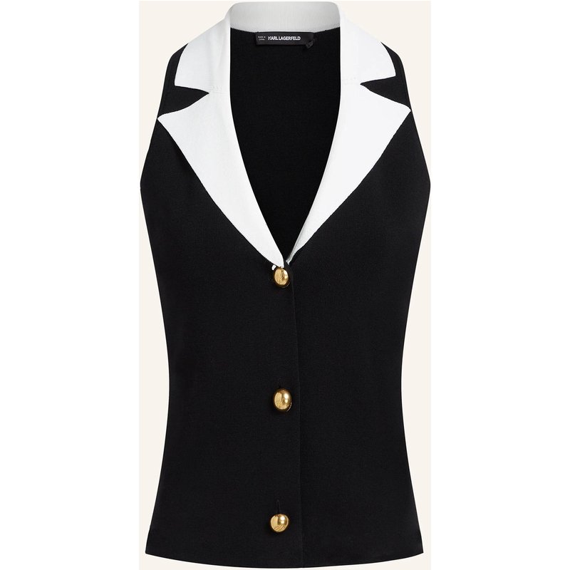 Karl Lagerfeld Top schwarz