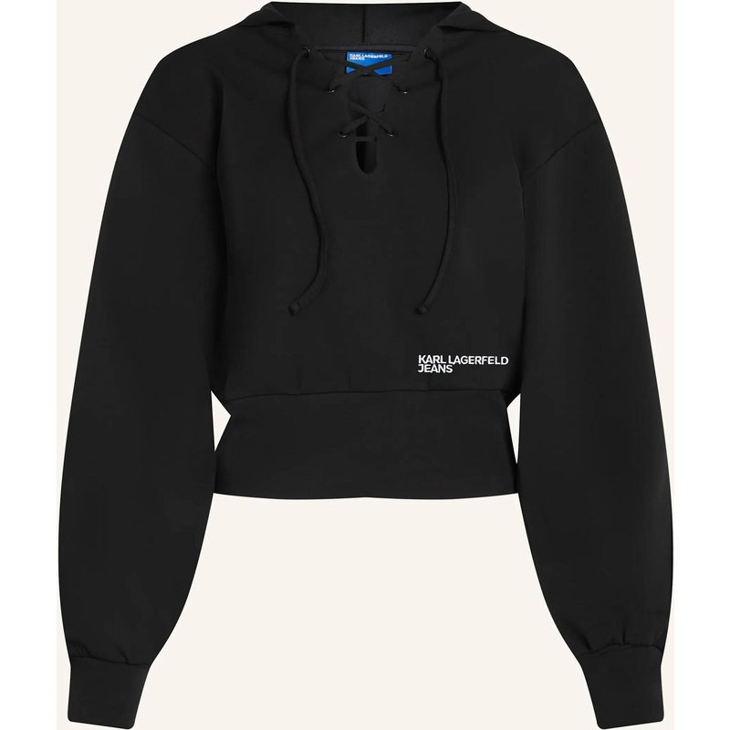 Karl Lagerfeld Jeans Hoodie schwarz