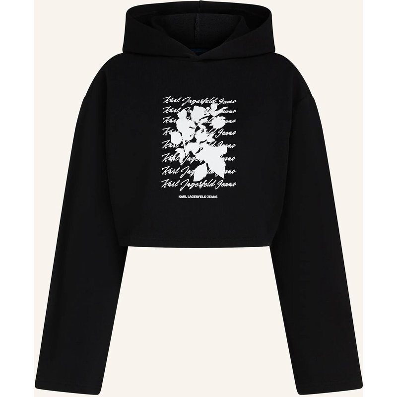 Karl Lagerfeld Jeans Hoodie schwarz