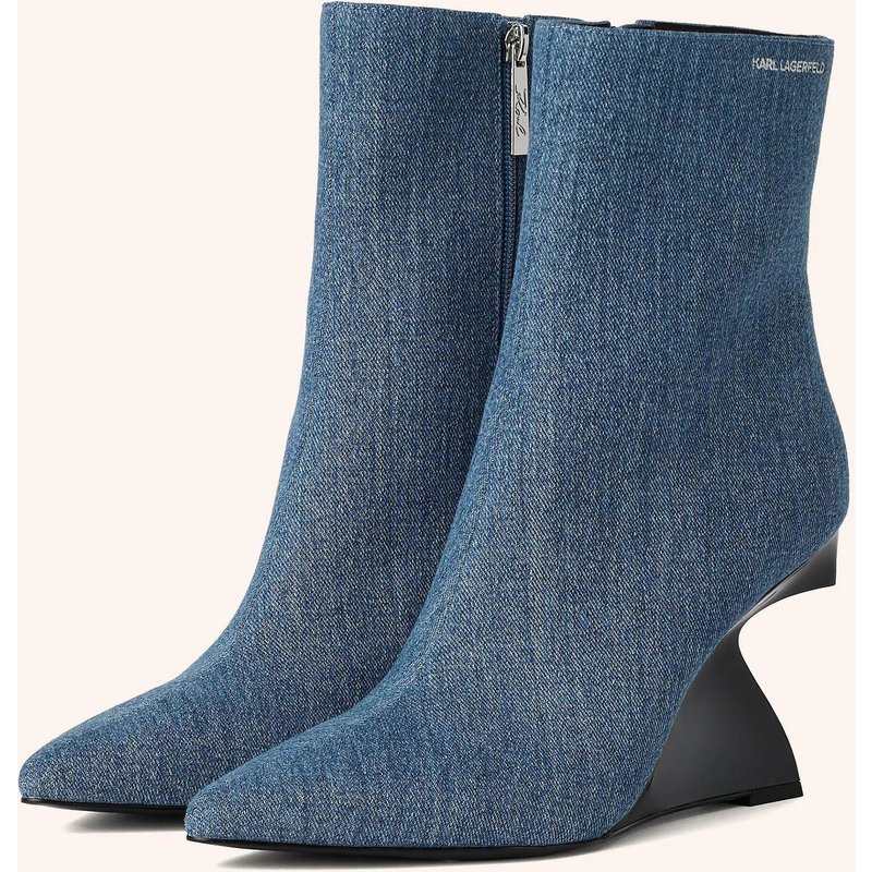 Karl Lagerfeld Stiefel blau