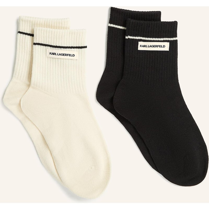 Karl Lagerfeld 2er-Pack Socken schwarz