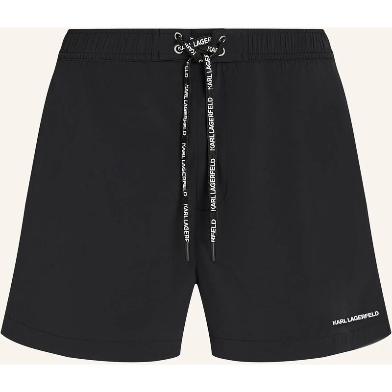 Karl Lagerfeld Bade-Shorts schwarz