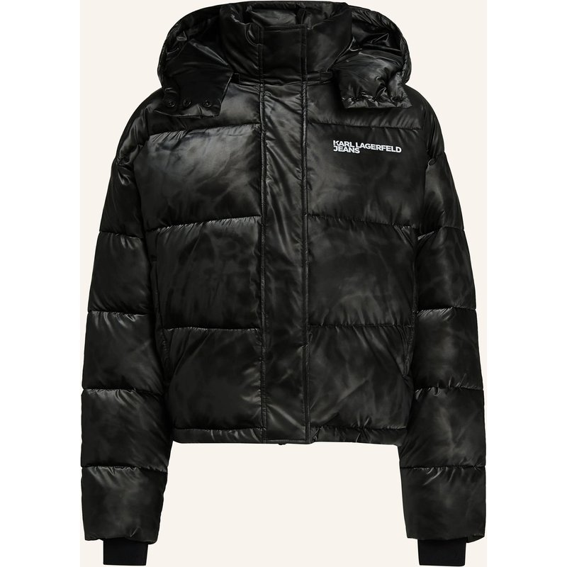 Karl Lagerfeld Jeans Jacke schwarz