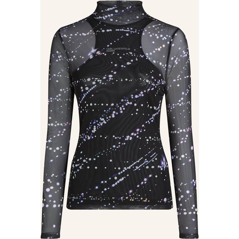 Karl Lagerfeld Jeans Top schwarz
