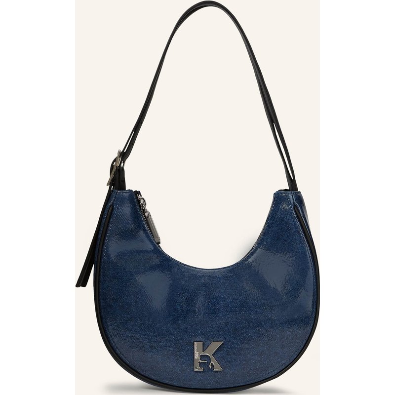 Karl Lagerfeld Jeans Schultertasche blau