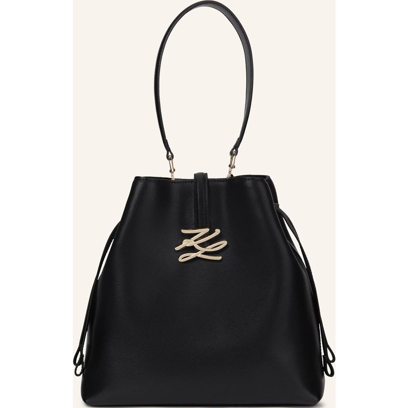 Karl Lagerfeld Beuteltasche schwarz