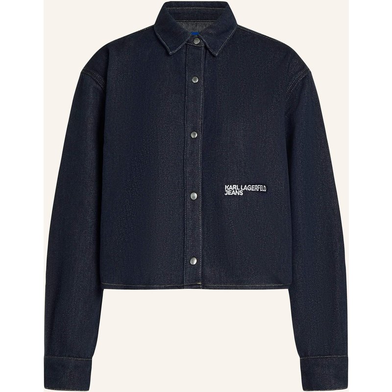 Karl Lagerfeld Jeans Bluse blau